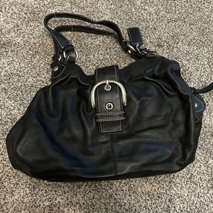 Coach Black Leather Purse